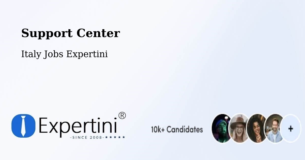 Support Services – Lonigo - Italy Jobs Expertini